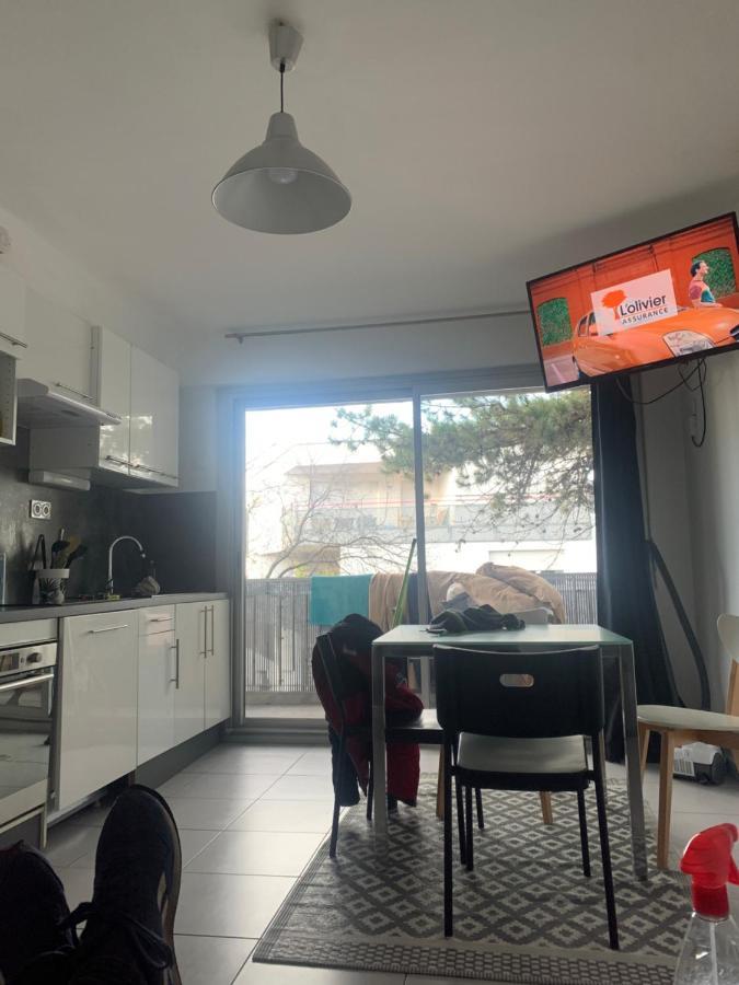 Appartement En Residence Climatise Avec Parking Montpellier Exterior foto